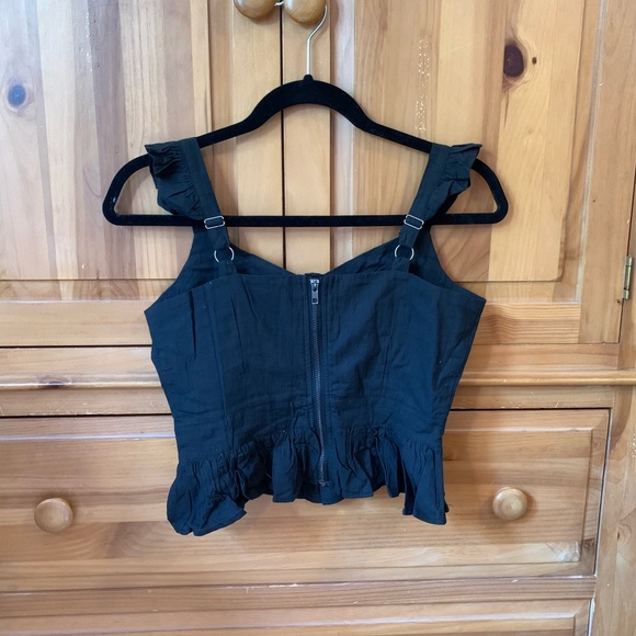 Floral Flared Tank Top - Picture 4 of 5